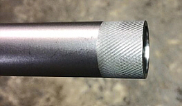 Stainless steel thread cap.